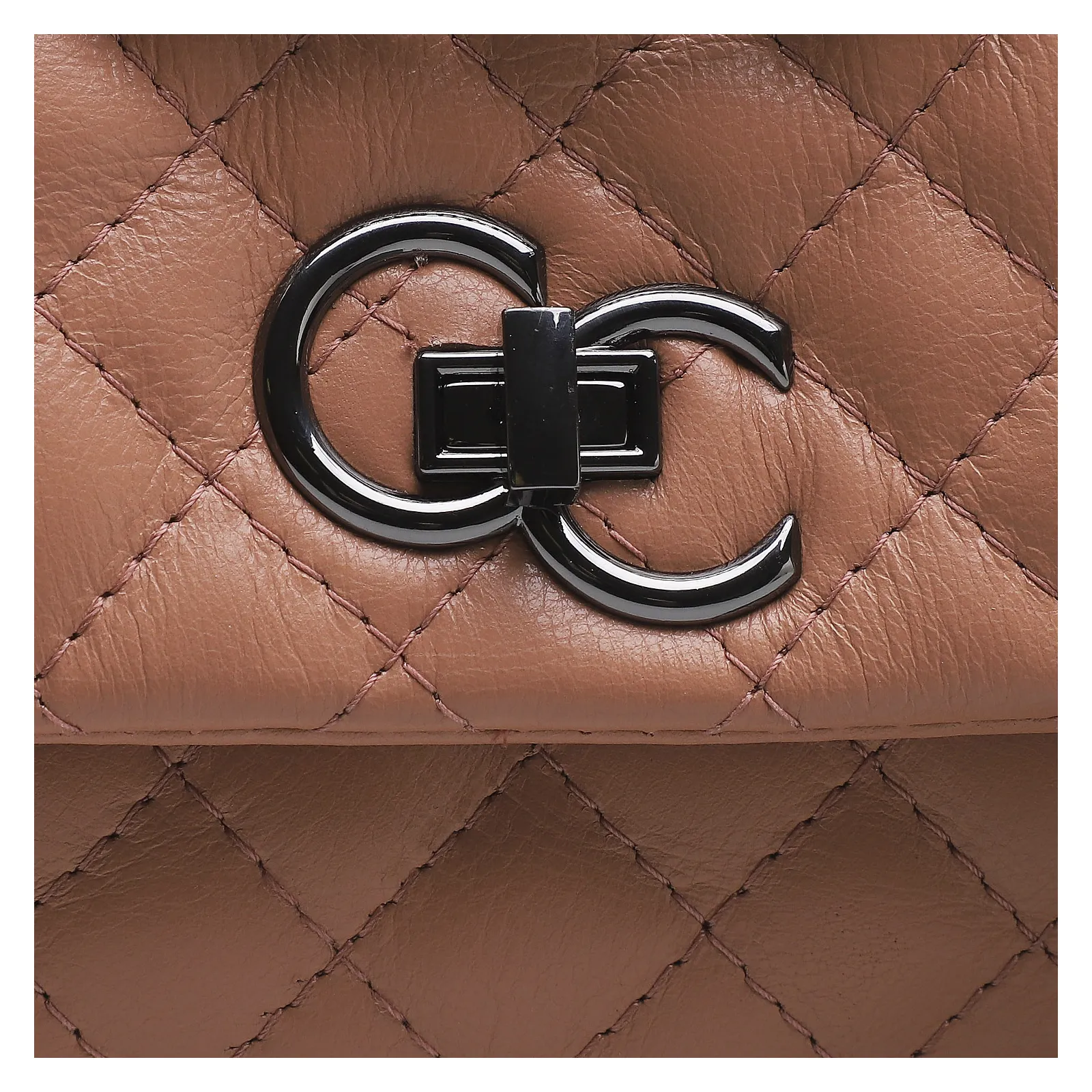 Bolsa Mini Matelassê Couro Rosa