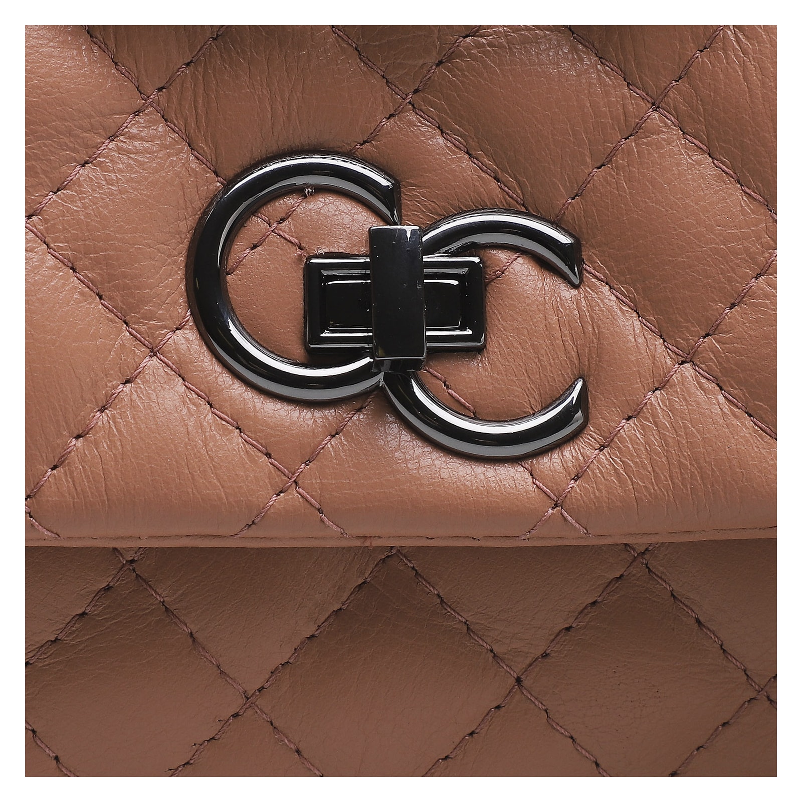 Bolsa Mini Matelassê Couro Rosa