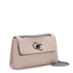 Bolsa Mini Matelassê Couro Rosado - imagem 2