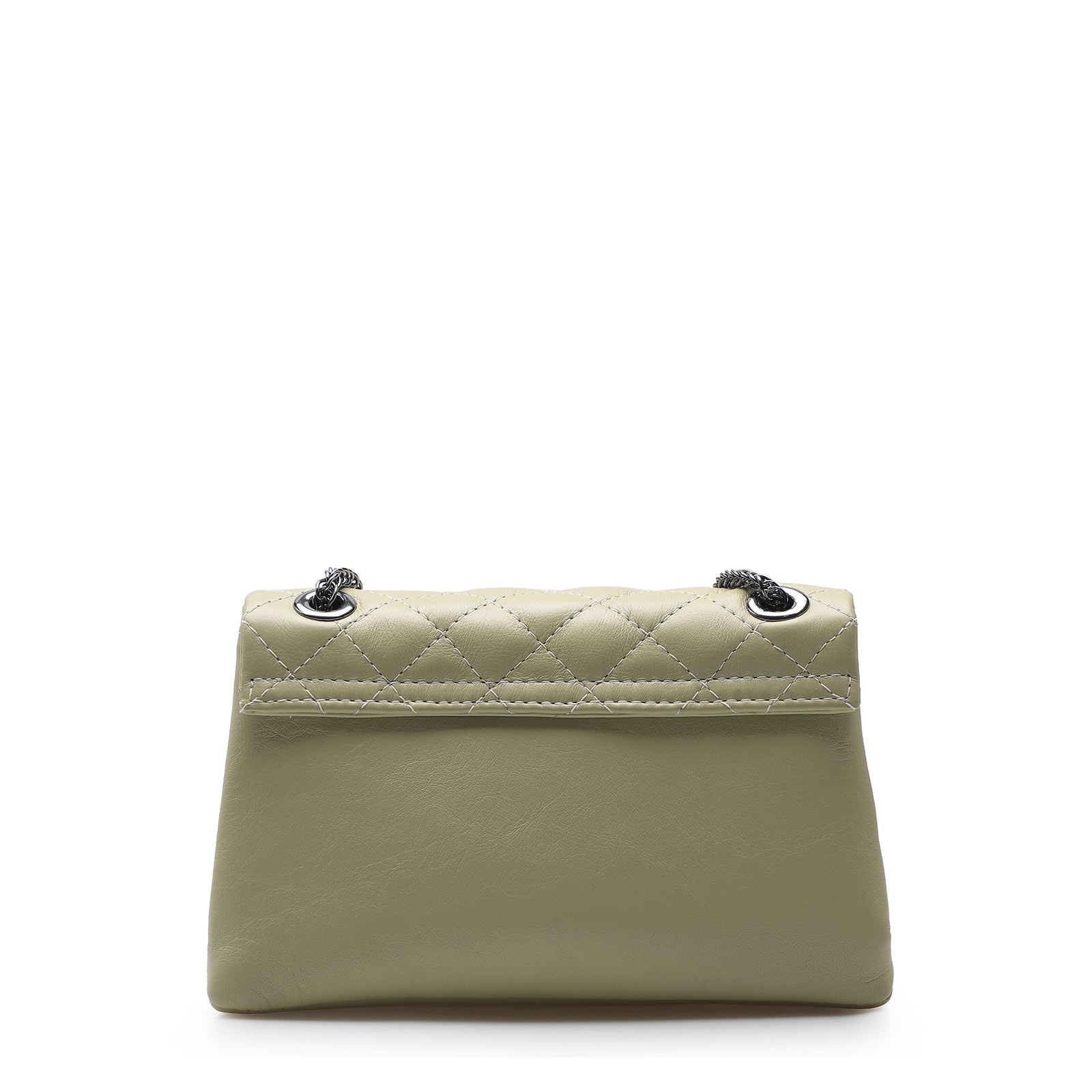 Bolsa Mini Matelassê Couro Verde