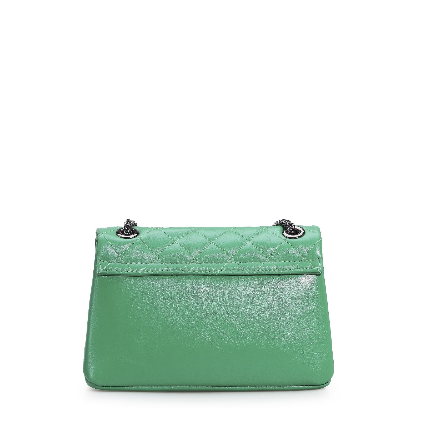Bolsa Mini Matelassê Couro Verde
