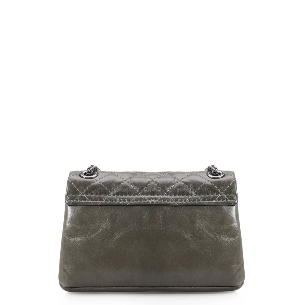 Bolsa Mini Matelassê Couro Verde - imagem 4
