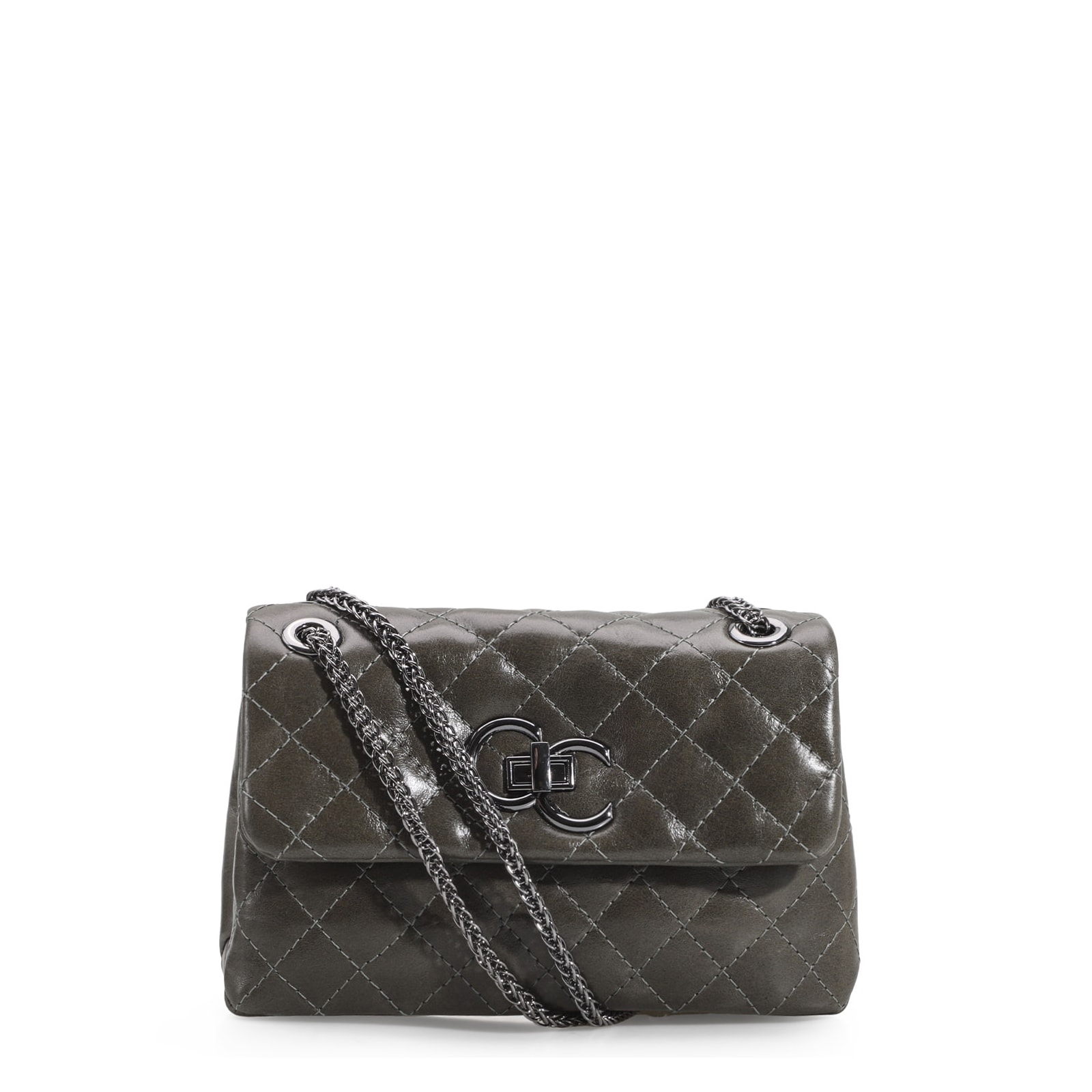 Bolsa Mini Matelassê Couro Verde