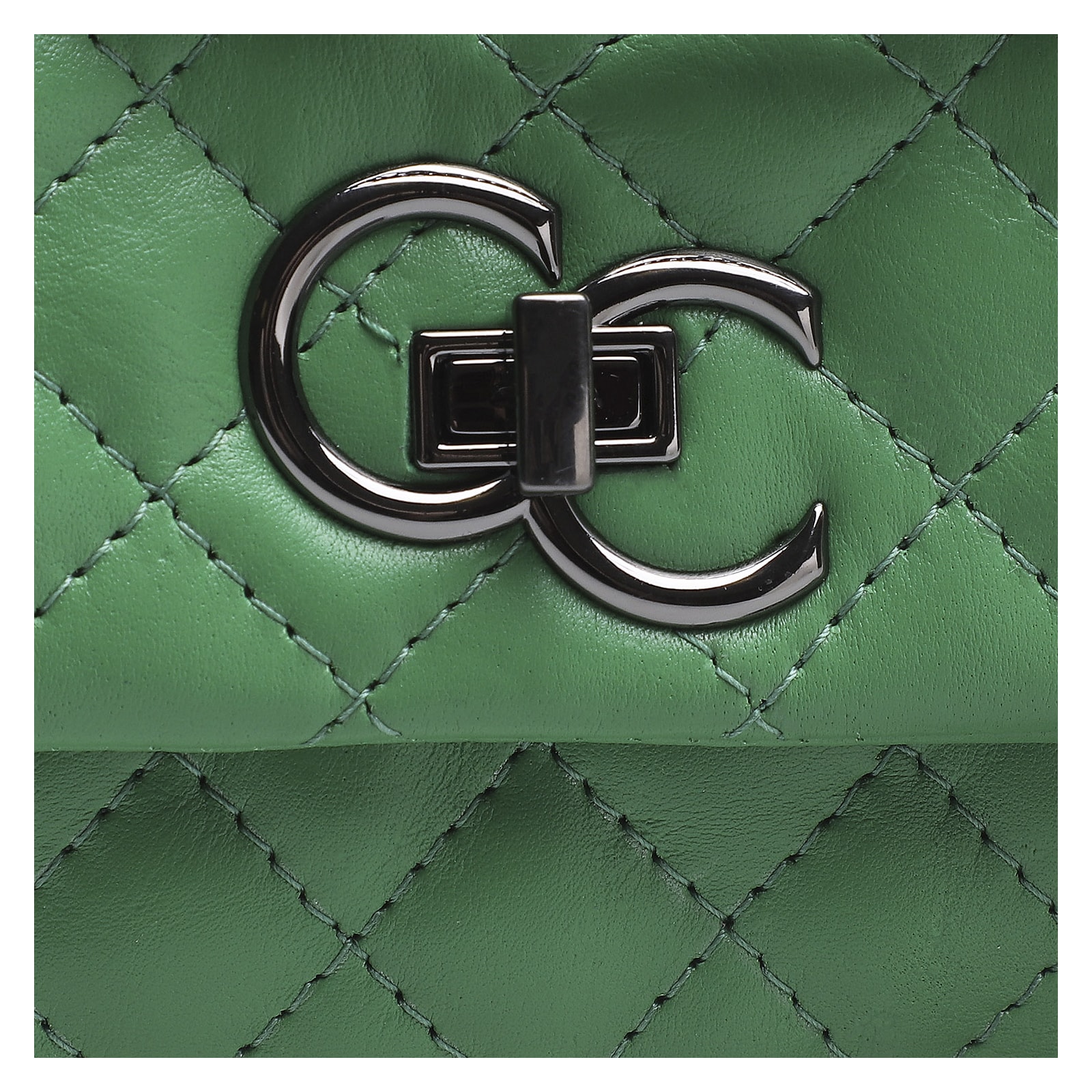 Bolsa Mini Matelassê Couro Verde