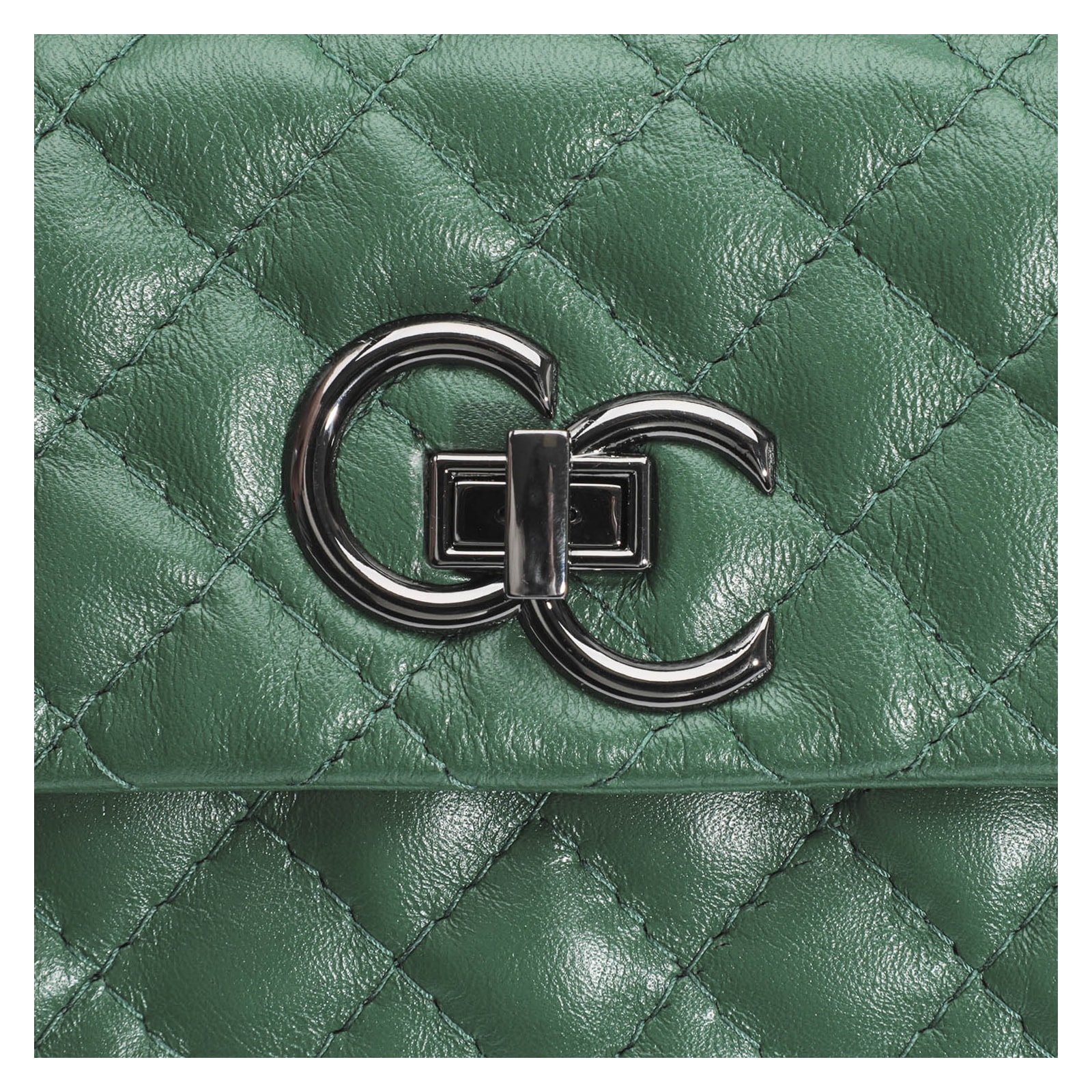 Bolsa Mini Matelassê Couro Verde