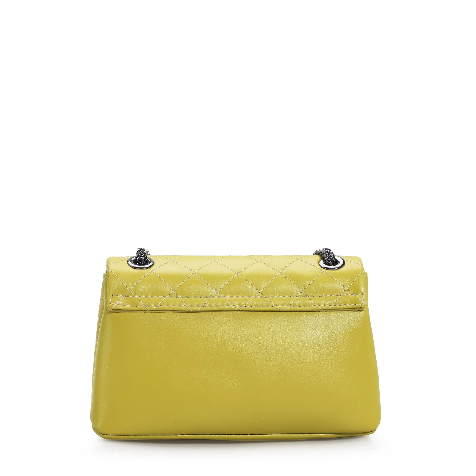 Bolsa Mini Matelassê Couro Verde Lima