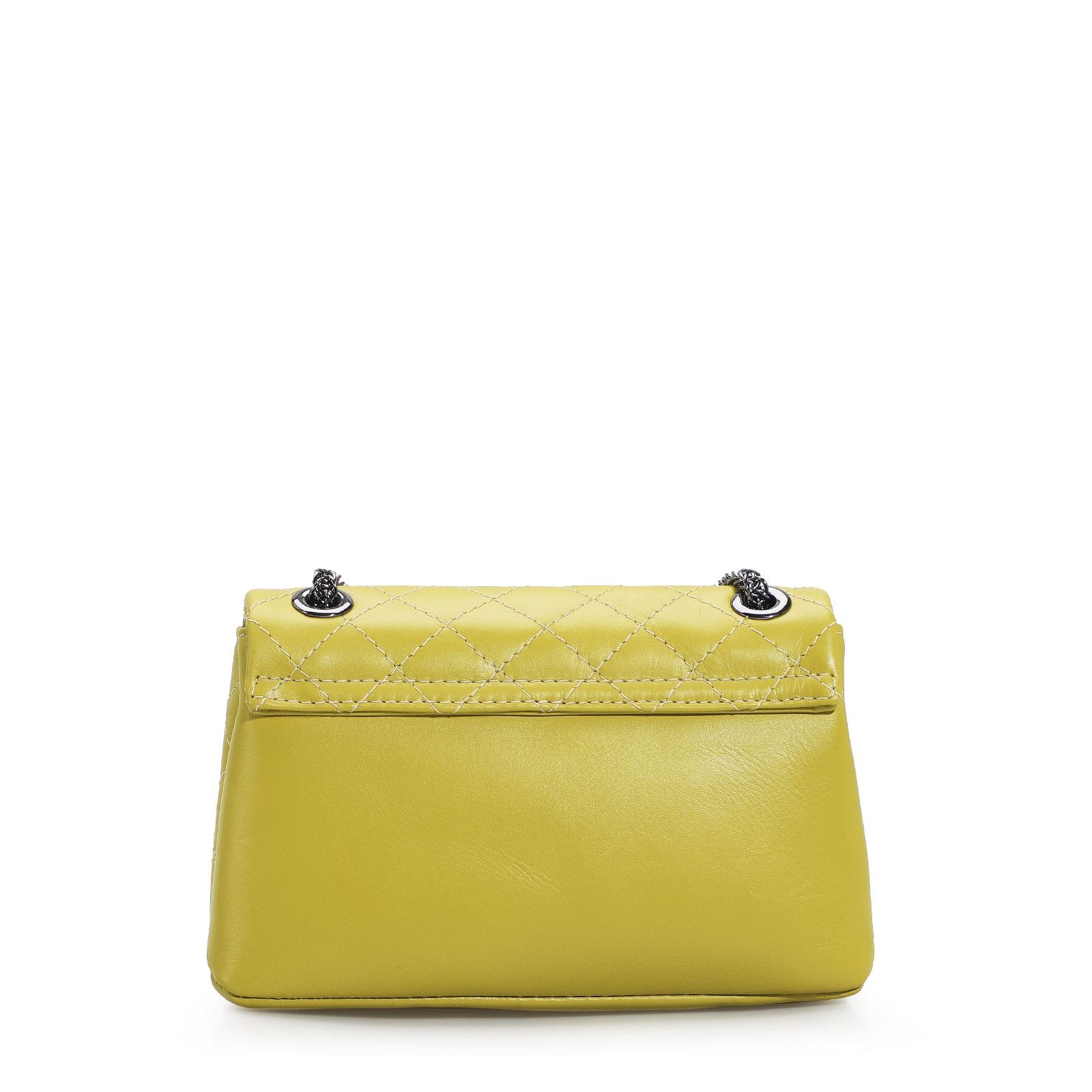 Bolsa Mini Matelassê Couro Verde Lima