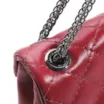 Bolsa Mini Matelassê Couro Vermelho - imagem 5