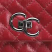 Bolsa Mini Matelassê Couro Vermelho - imagem 6