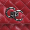 Bolsa Mini Matelassê Couro Vermelho - imagem 6