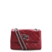 Bolsa Mini Matelassê Couro Vermelho - imagem 1