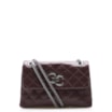 Bolsa Mini Matelassê Couro Vinho - imagem 1