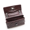 Bolsa Mini Matelassê Couro Vinho - imagem 4