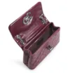 Bolsa Mini Matelassê Couro Vinho - imagem 4