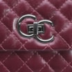 Bolsa Mini Matelassê Couro Vinho - imagem 6