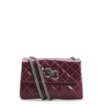 Bolsa Mini Matelassê Couro Vinho - imagem 1