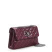 Bolsa Mini Matelassê Couro Vinho - imagem 2