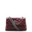 Bolsa Mini Matelassê Couro Vinho - imagem 1