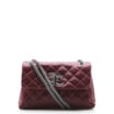 Bolsa Mini Matelassê Couro Vinho - imagem 1