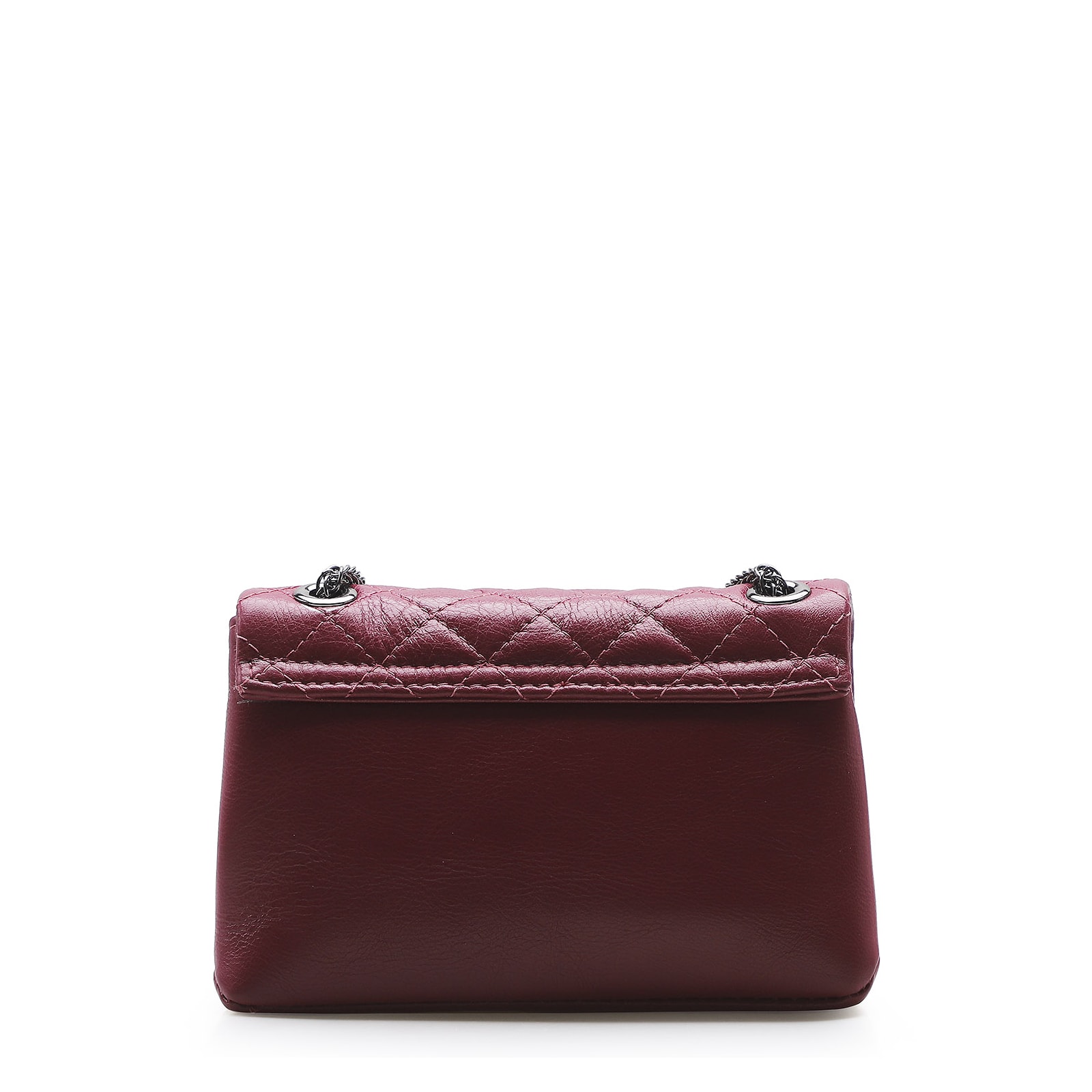 Bolsa Mini Matelassê Couro Vinho