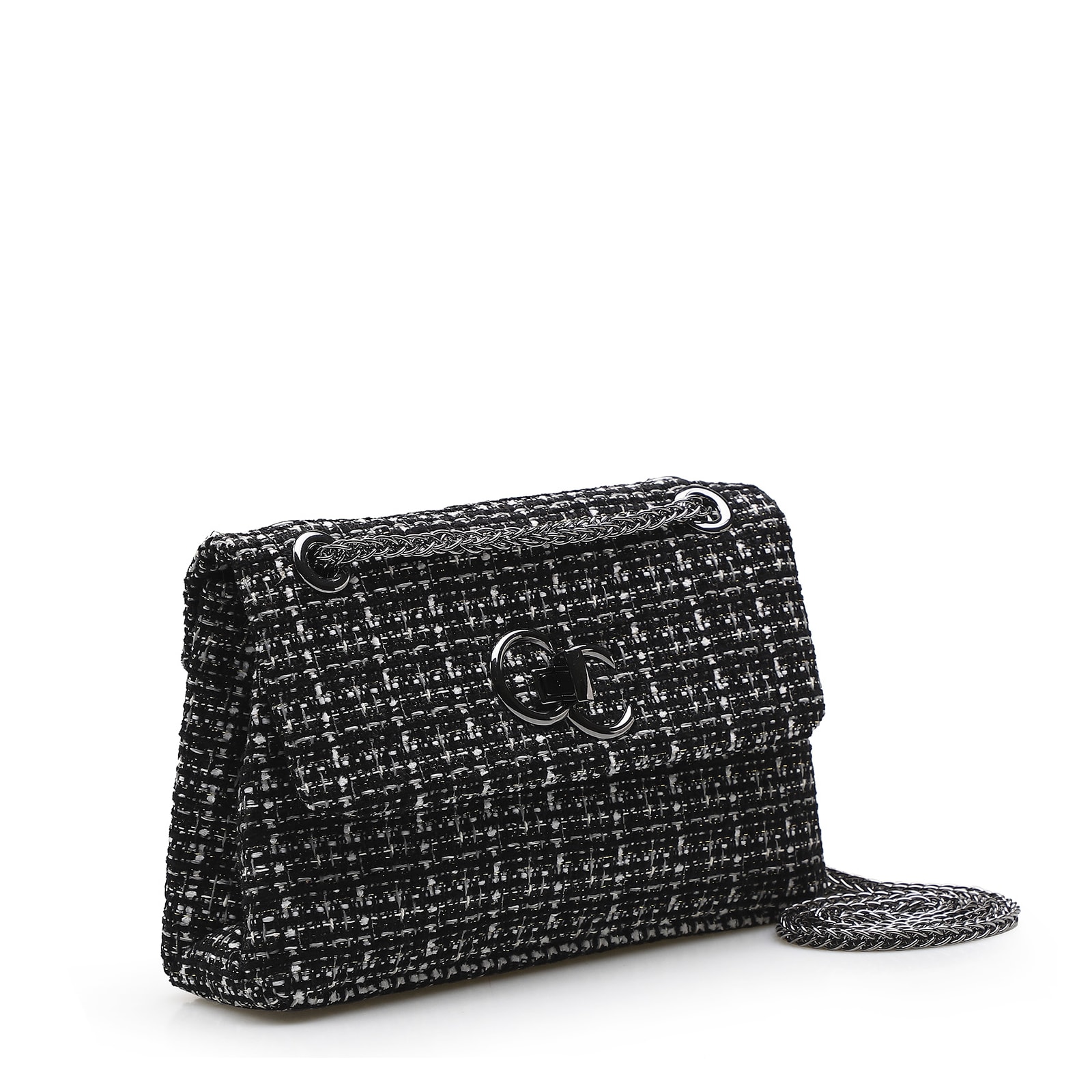 Bolsa Mini Matelassê Tweed