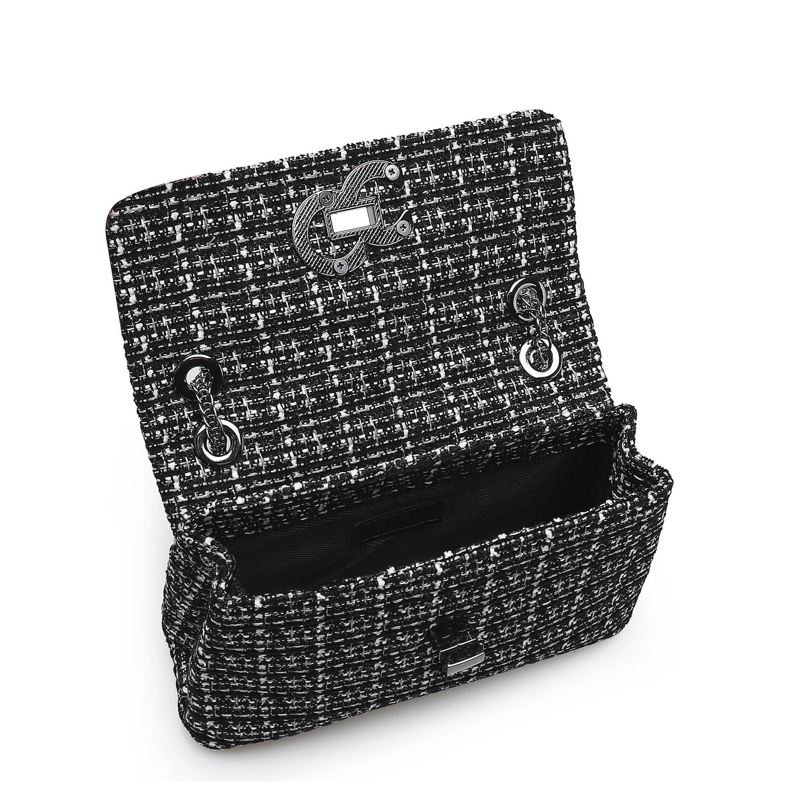 Bolsa Mini Matelassê Tweed