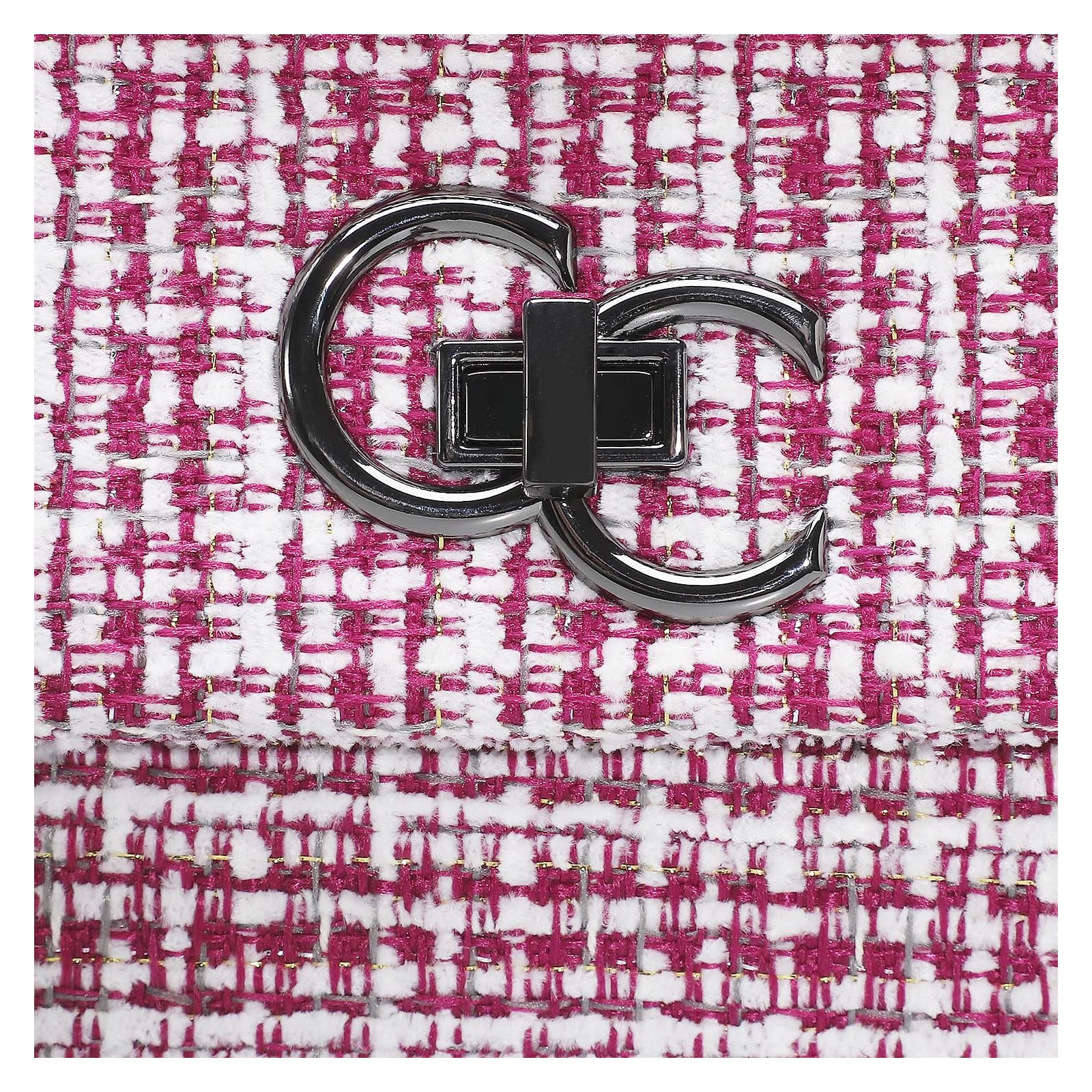 Bolsa Mini Matelassê Tweed Pink
