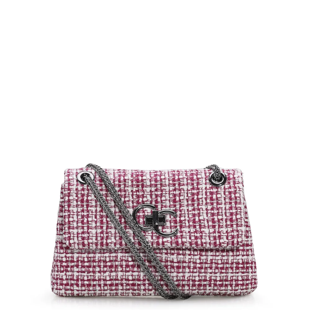 Bolsa Mini Matelassê Tweed Pink