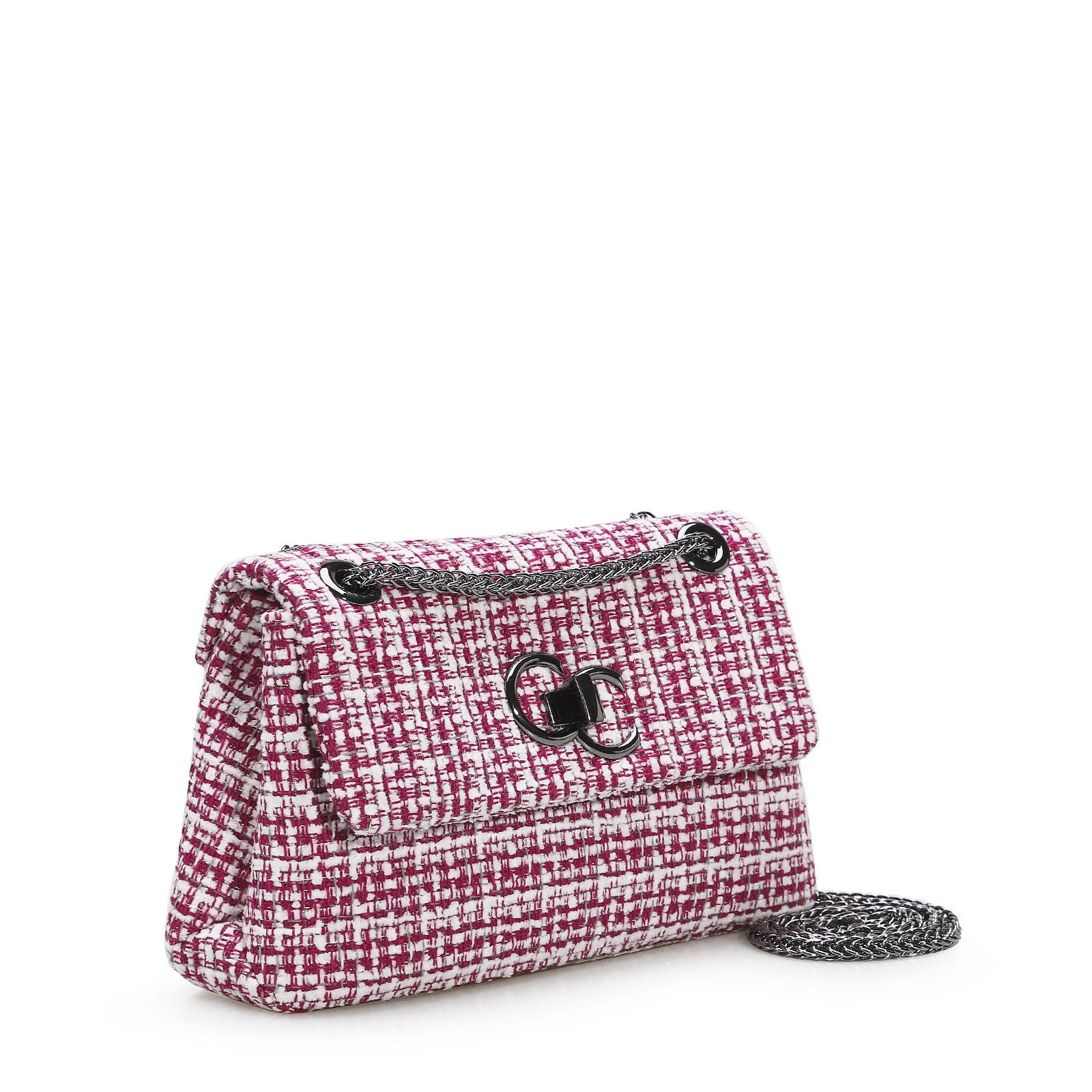 Bolsa Mini Matelassê Tweed Pink