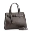 Bolsa Mini Tote Ilhós Couro Estonado Marrom - imagem 2
