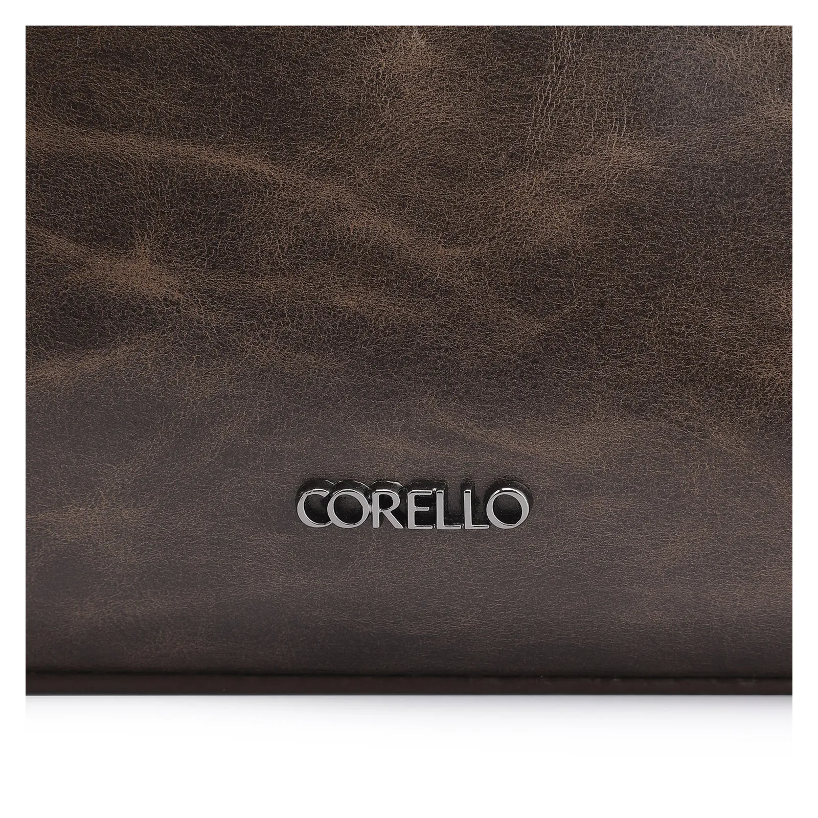 Bolsa Mini Tote Ilhós Couro Estonado Marrom