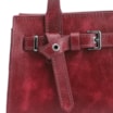 Bolsa Mini Tote Ilhós Couro Estonado Vermelho - imagem 5