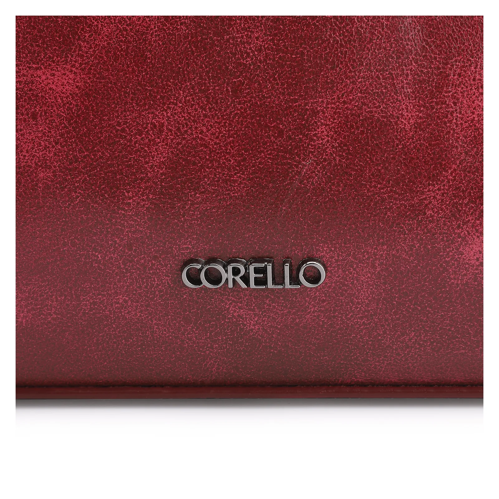 Bolsa Mini Tote Ilhós Couro Estonado Vermelho