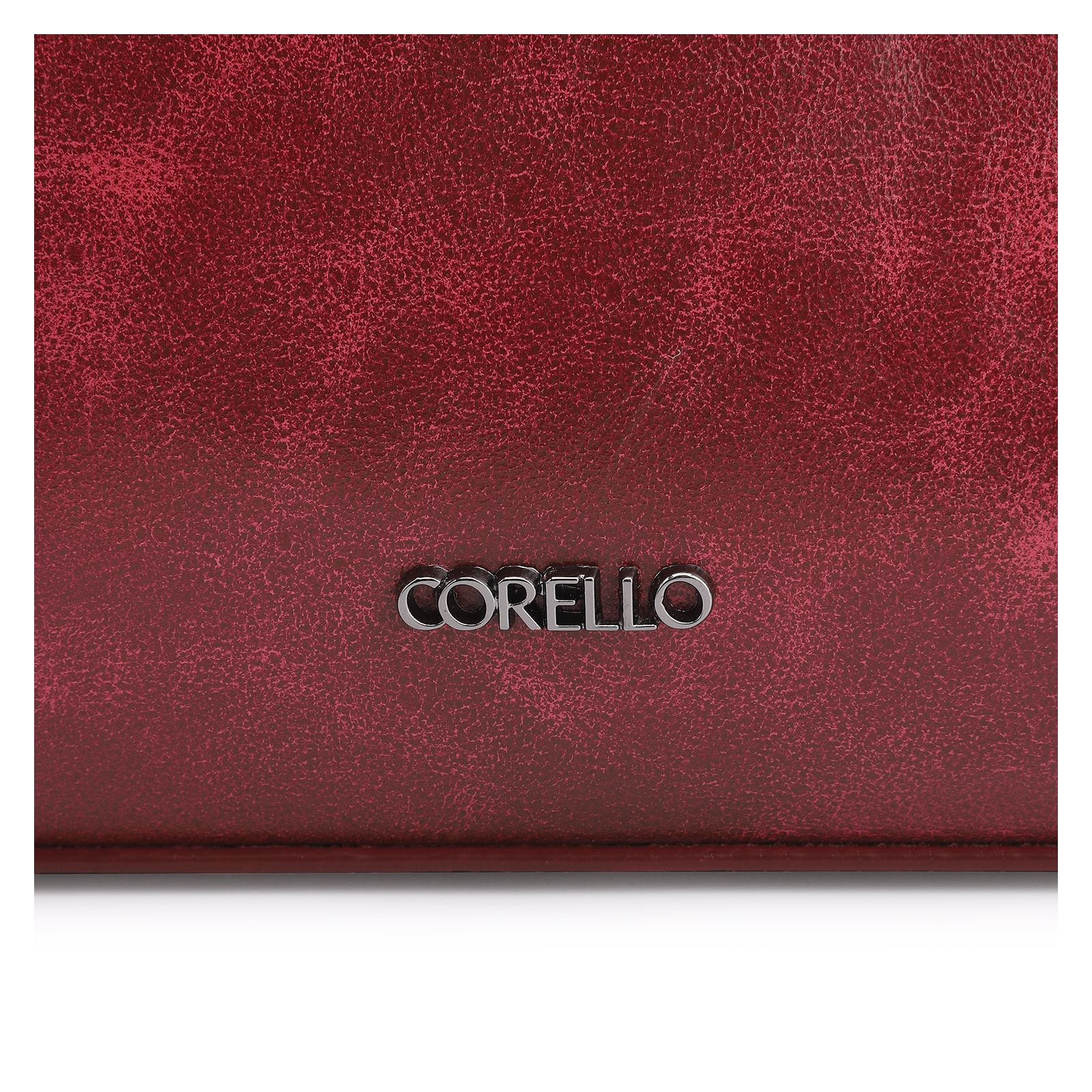 Bolsa Mini Tote Ilhós Couro Estonado Vermelho