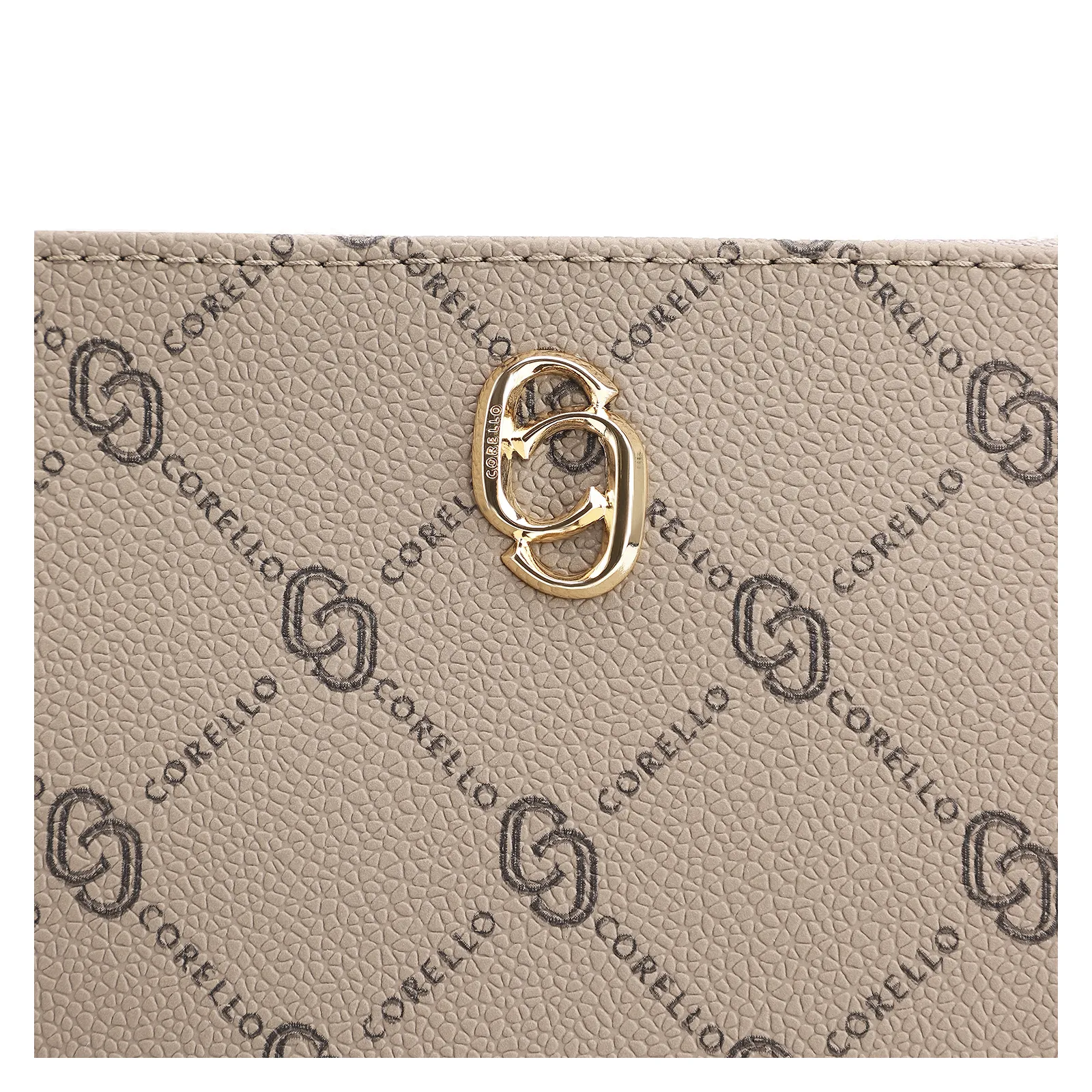 Bolsa Pequena Alt Monograma Bege