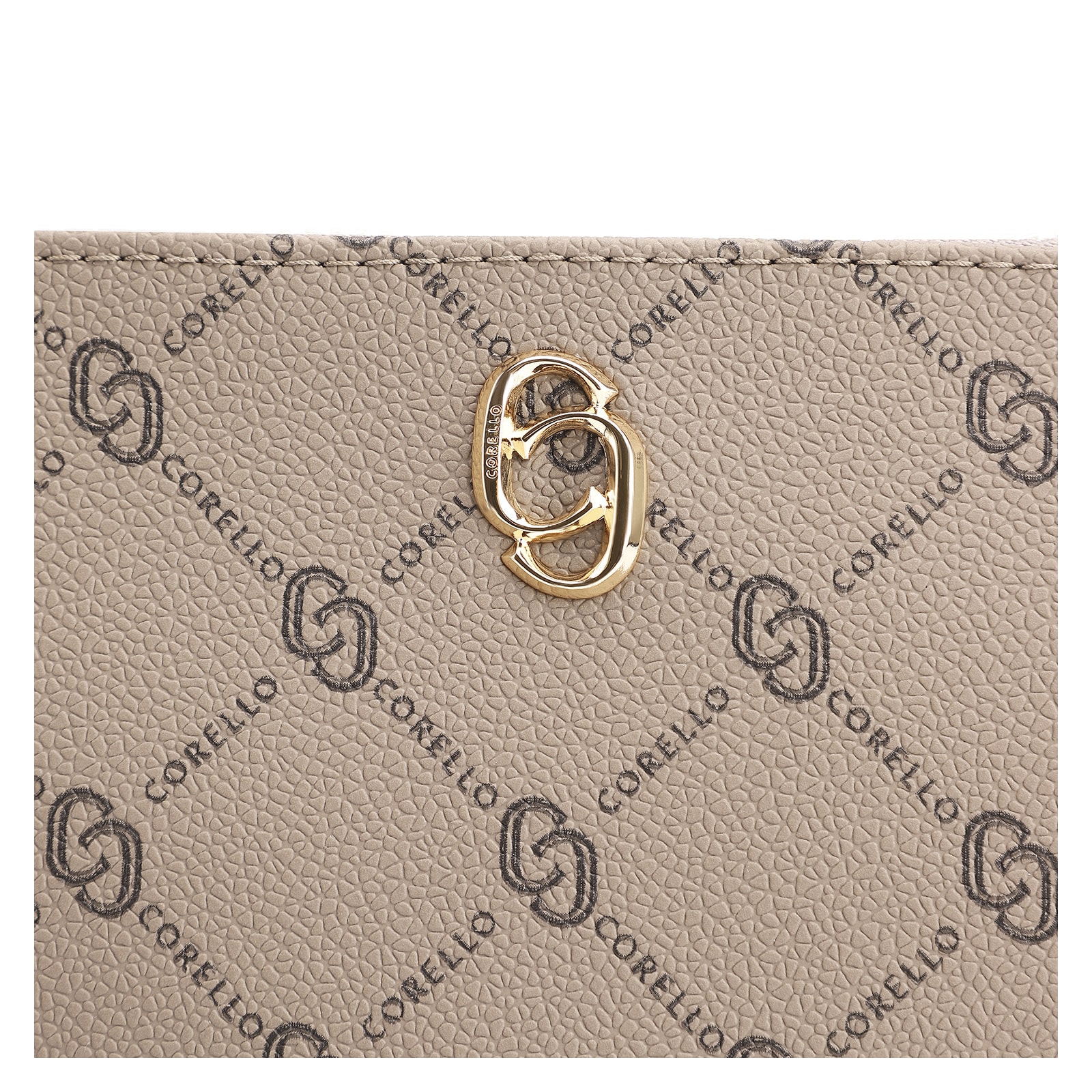 Bolsa Pequena Alt Monograma Bege