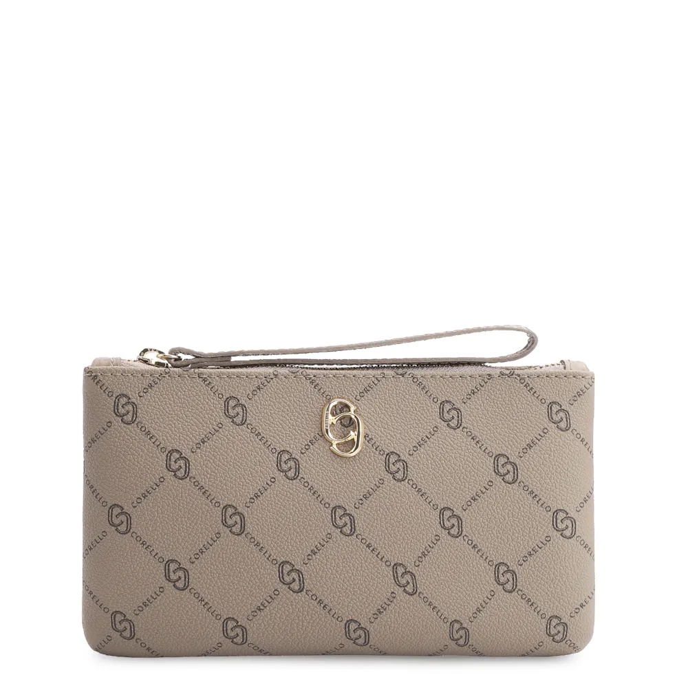 Bolsa Pequena Alt Monograma Bege
