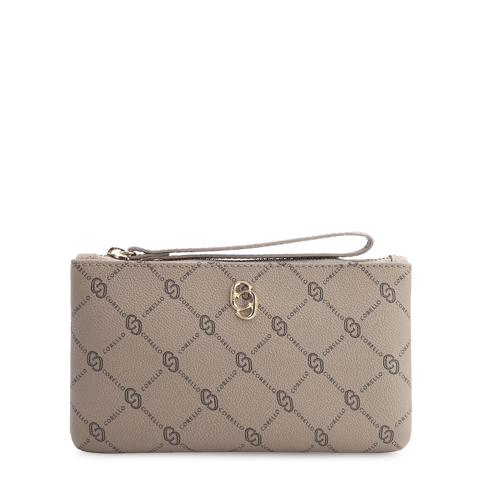 Bolsa Pequena Alt Monograma Bege