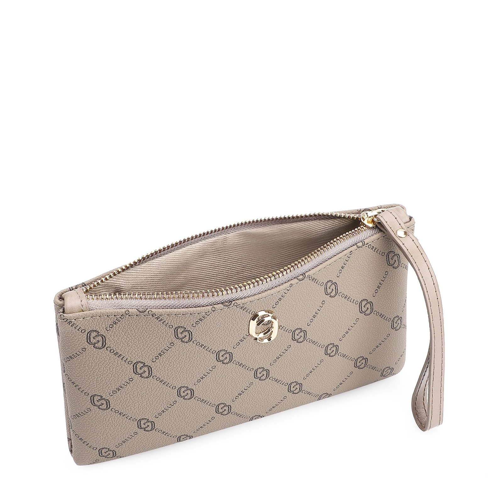Bolsa Pequena Alt Monograma Bege