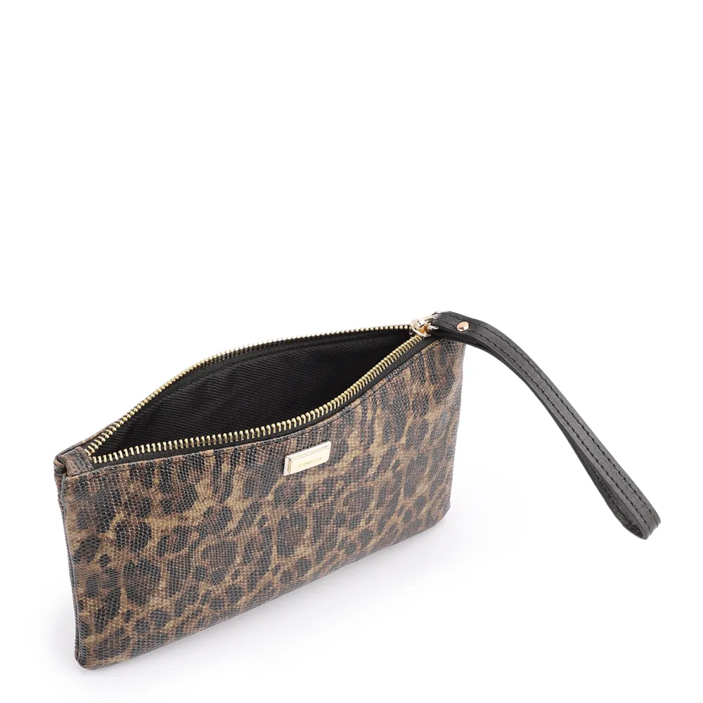 Bolsa Pequena Alt Onça/Couro Preto - imagem 3
