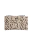 Bolsa Pequena Alt Python Bege/Preto/Couro Fendi - imagem 1
