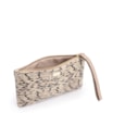 Bolsa Pequena Alt Python Bege/Preto/Couro Fendi - imagem 4