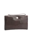 Bolsa Pequena Alt Python Marrom Escuro /Couro Marrom Escuro - imagem 2