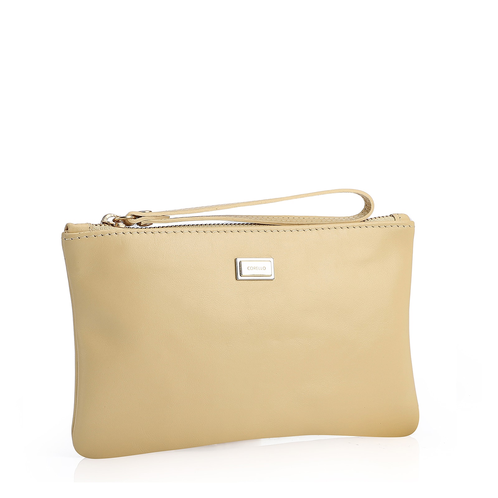 Bolsa Pequena Couro Amarelo