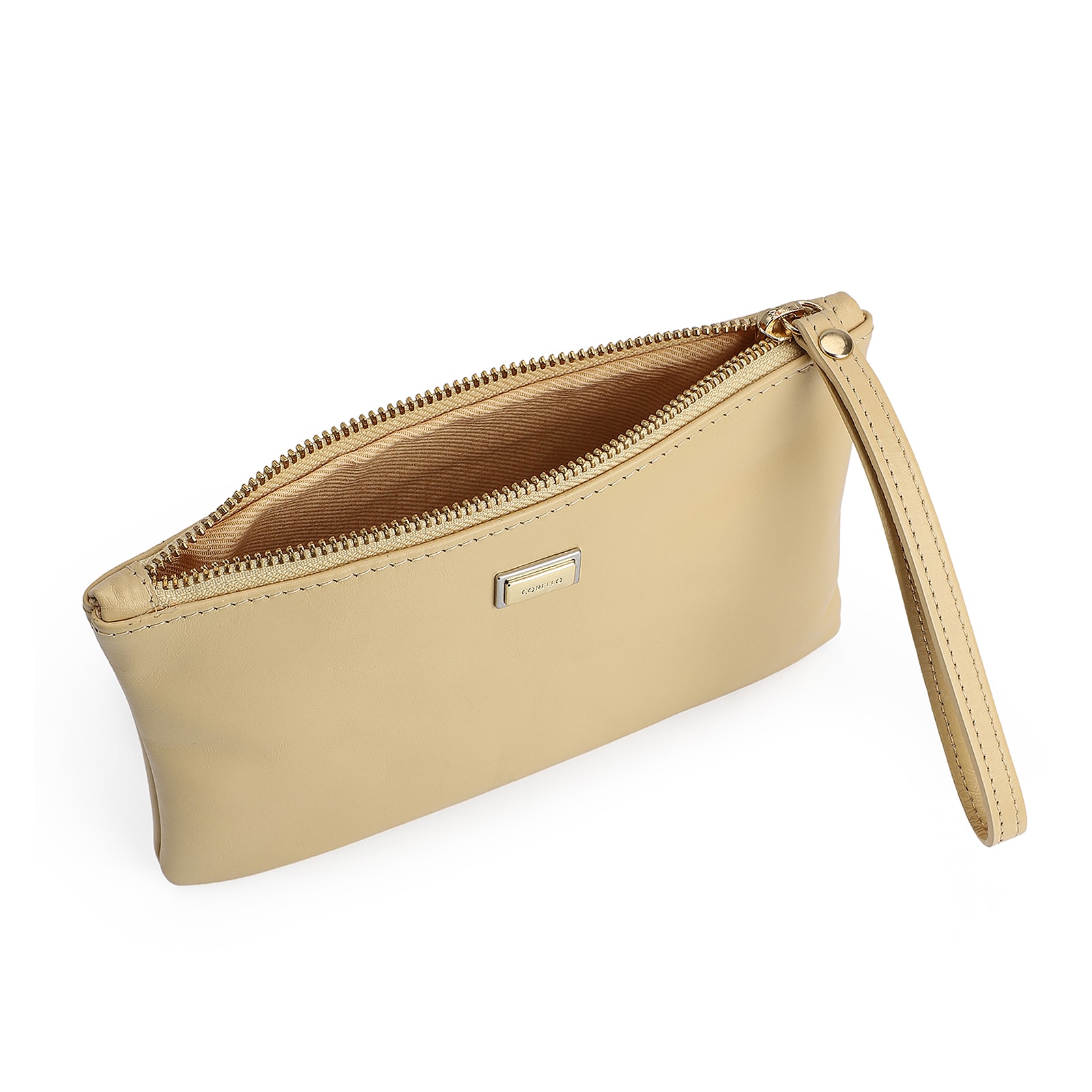 Bolsa Pequena Couro Amarelo