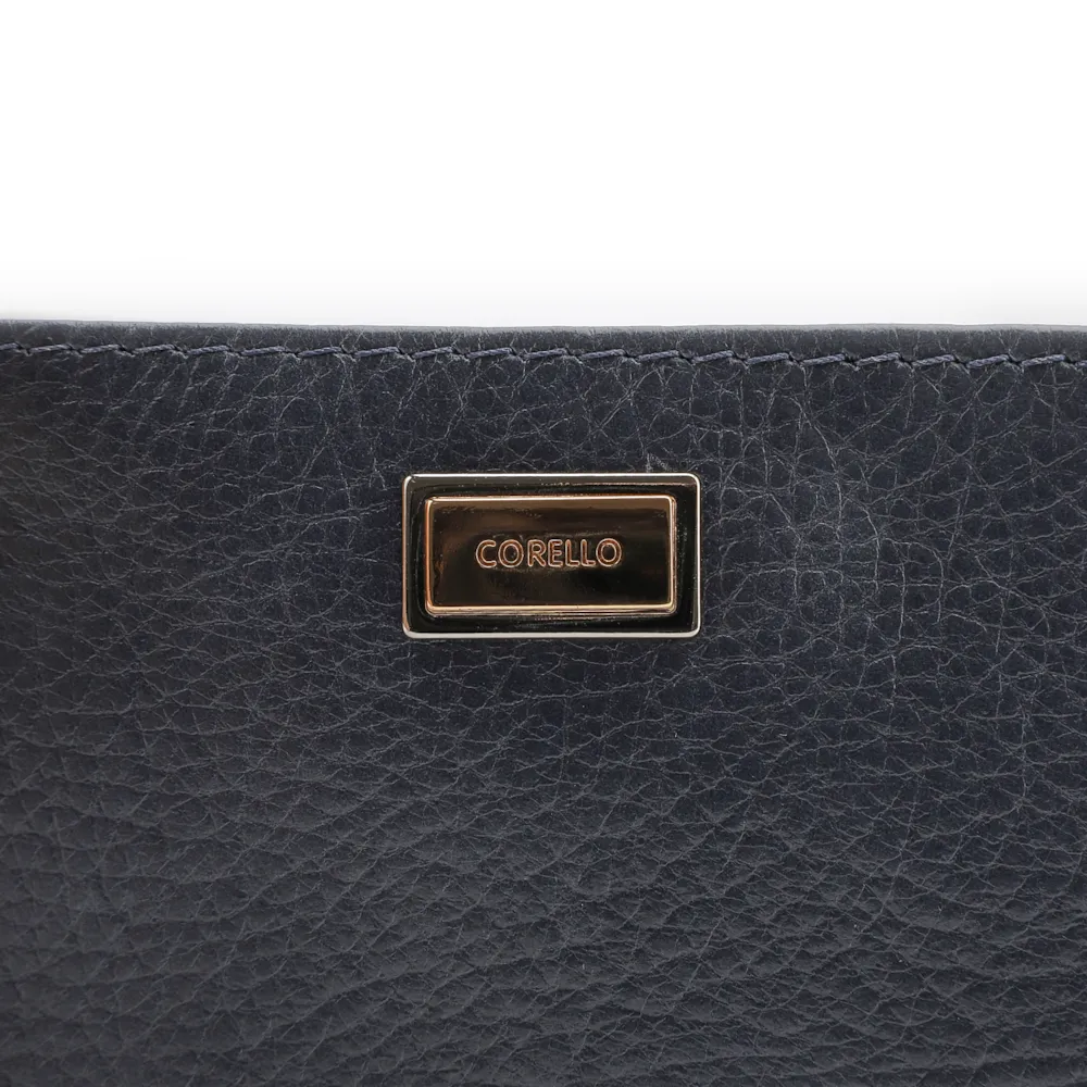 Bolsa Pequena Couro Antique Azul - imagem 5