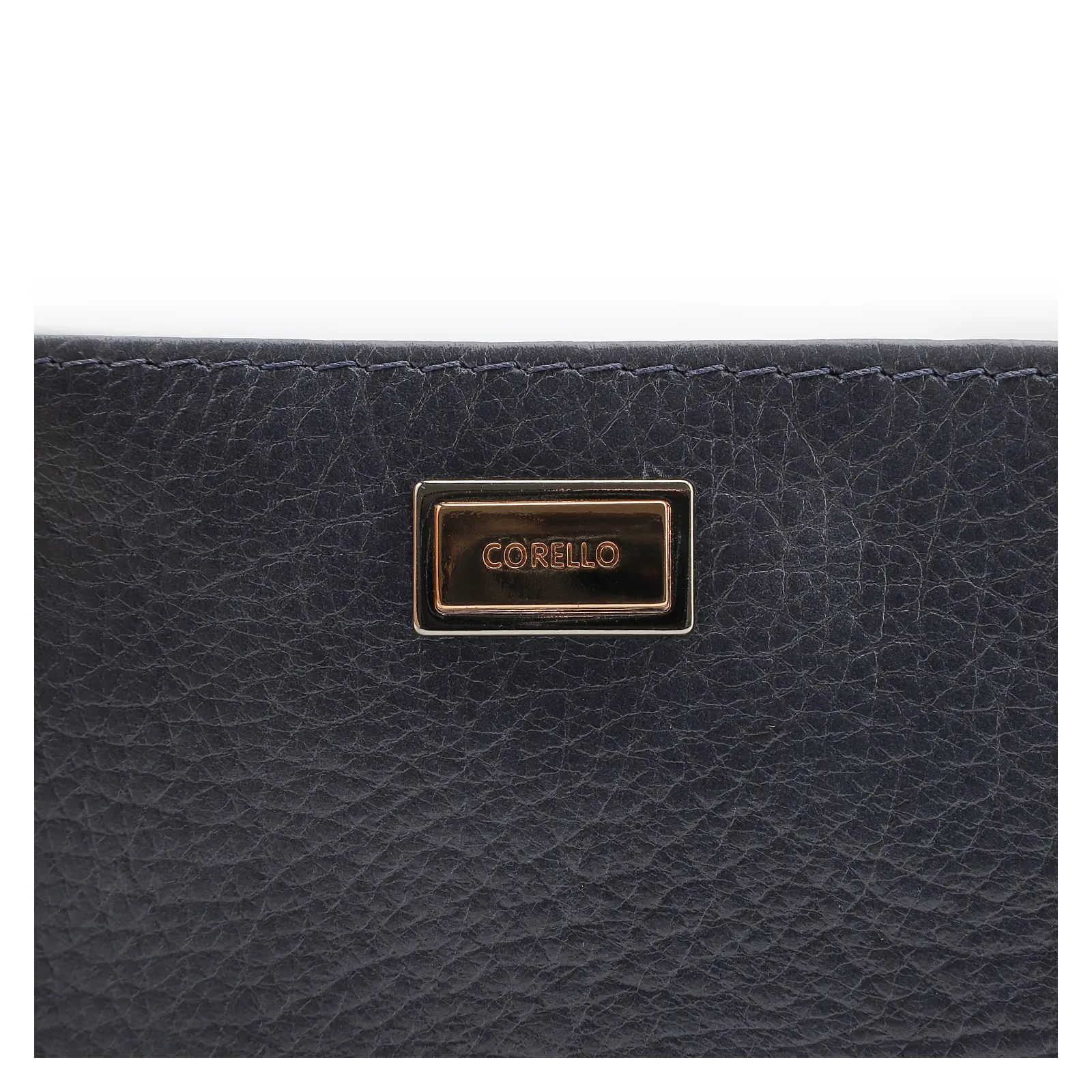 Bolsa Pequena Couro Antique Azul