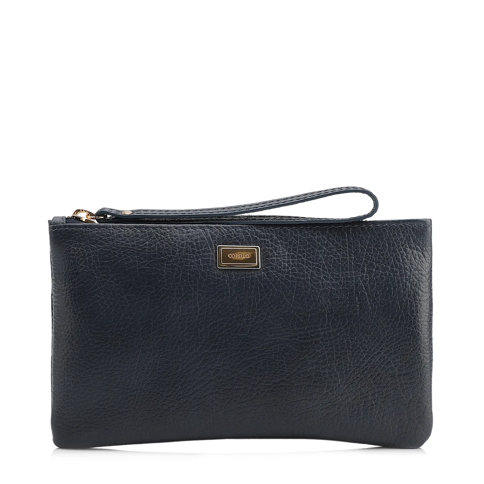 Bolsa Pequena Couro Antique Azul