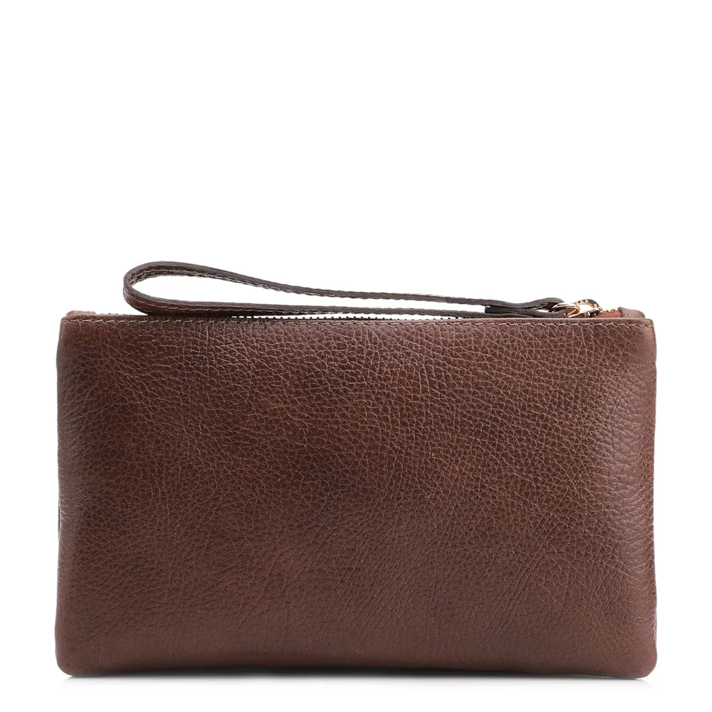 Bolsa Pequena Couro Antique Marrom - imagem 4