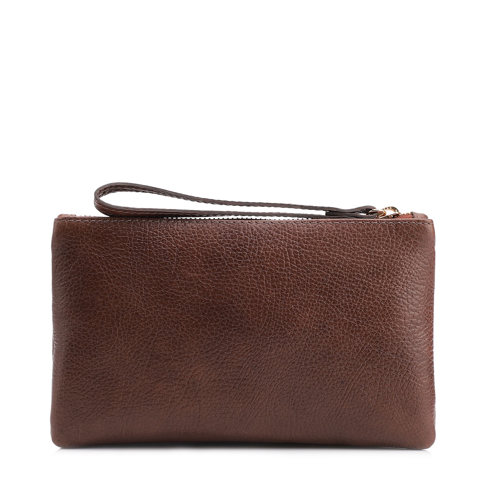 Bolsa Pequena Couro Antique Marrom